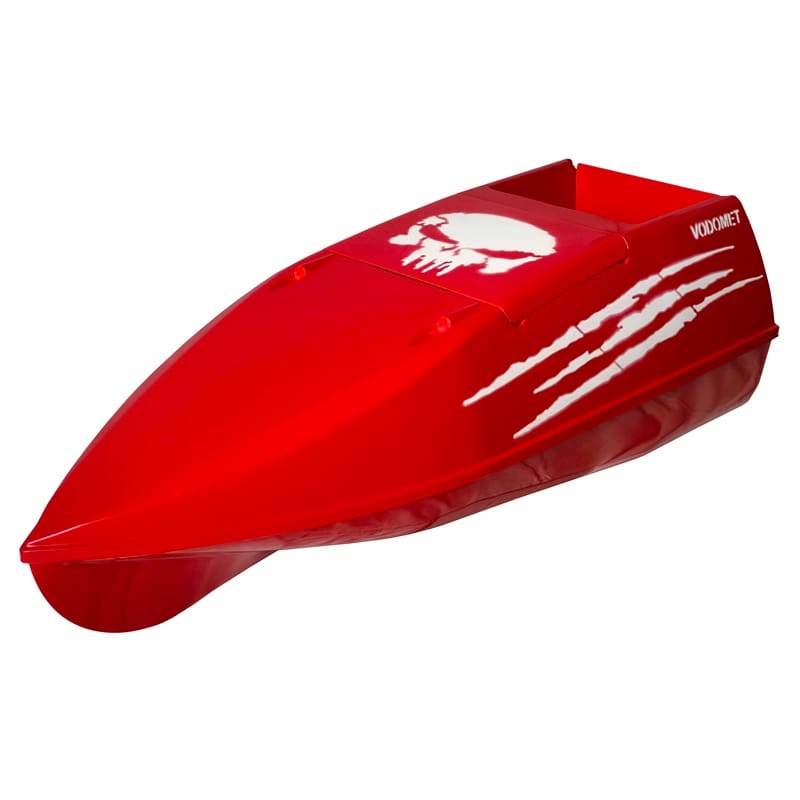 Корпус карпового кораблика Pirate 36 с водометом и двигателем (red)